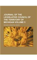 Journal of the Legislative Council of the Territory of Michigan Volume 5