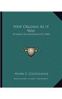 New Orleans as It Was