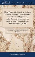 MUSEI OXONIENSIS LITTERARII SPECIMINUM F