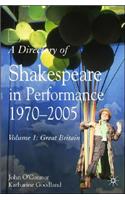 Directory of Shakespeare in Performance 1970-2005