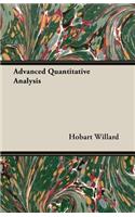 Advanced Quantitative Analysis