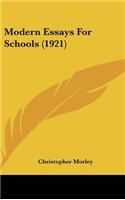 Modern Essays for Schools (1921)