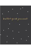 Bullet Grid Journal: Polka Dot, 150 Dot Grid Pages, 8x10, Professionally Designed