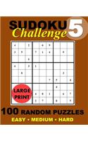 Sudoku Challenge #5: 100 Random Sudoku Puzzles