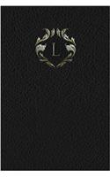 Monogram "L" Blank Book