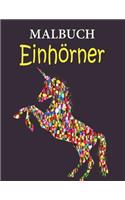 Malbuch - Einhörner: Für Kinder und Erwachsene