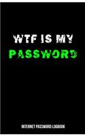 Internet Password Logbook - WTF Is My Password