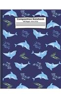 Dolphin Composition Notebook