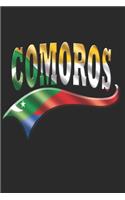 Comoros Notebook: Comoros Notebook - college book - diary - journal - booklet - memo - composition book - 120 sheets - Dot Grid paper 6x9 inch