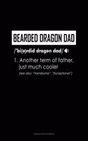 Bearded Dragon Dad Definition: Genkouyoushi Notebook