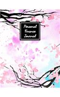 Personal Finance Journal: Daily Weekly & Monthly Finance Budget Planner l Expense Tracker & Bill Organizer l Budget Planning (8.5x11) V3