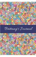 Brittany's Journal: Cute Personalized Name College-Ruled Notebook for Girls & Women - Blank Lined Gift Journal/Diary for Writing & Note Taking