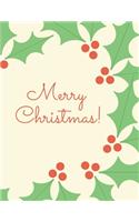 Merry Christmas Notebook