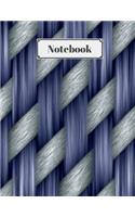 Notebook: Basket Weave Journal: 8.5 x 11 Best 100 Page College Ruled Composition Planner for School: Doodles, Drawings, Writing, Learning and Diary Note Paper
