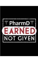 PharmD Earned Not Given