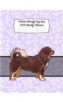 Tibetan Mastiff Dog Mom 2019 Weekly Planner: Blank Lined Calendar Notebook for Dog and Puppy Lovers