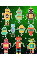 Robots Sticker Album For Boys