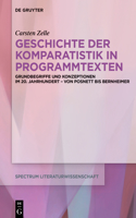 Geschichte Der Komparatistik in Programmtexten