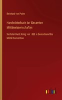 Handwörterbuch der Gesamten Militärwissenschaften