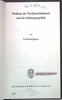 Probleme Der Neo-Quantitatstheorie Und Der Geldmengenpolitik