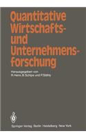 Quantitative Wirtschafts- Und Unternehmensforschung
