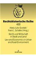 Recht und Wirtschaft in Stadt und Land Law and Economics in Urban and Rural Environment