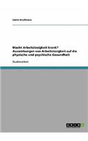 Macht Arbeitslosigkeit krank? Auswirkungen auf die physische und psychische Gesundheit