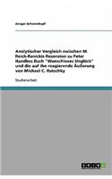 Analytischer Vergleich zwischen M. Reich-Ranickis Rezension zu Peter Handkes Buch "Wunschloses Unglück" und die auf ihn reagierende Äußerung von Michael C. Rutschky: (German)