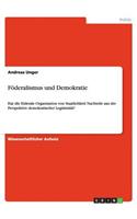 Föderalismus und Demokratie