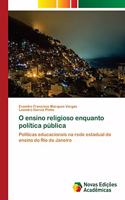 O ensino religioso enquanto política pública