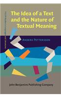 Idea of a Text and the Nature of Textual Meaning