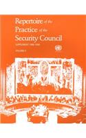 Repertoire of the Practice of the Security Council: Volumes 1 and 2