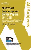 Cbse Class 10 2019 Chapter & Topic Wise Solved Papers 2011-2018 Maths/Scie/Social Science/