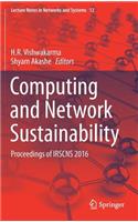 Computing and Network Sustainability