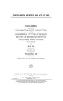 Partial-Birth Abortion Ban Act of 2003