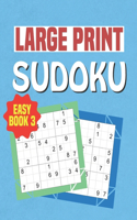 Large Print Sudoku Easy Book 3