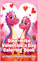 Dino-Mite Valentine's Day Coloring Book