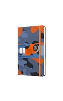 Moleskine Camouflage Orange Limited Collection Notebook Large Ruled