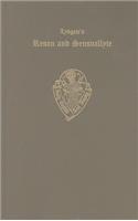 Lydgate's Reson and Sensuallyte II Studies and Notes