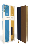 Side-By-Side Bible-PR-NIV/KJV-Large Print: Navy / Tan Italian Duo-Tone: The World's Two Most Popular Bible Translations Together