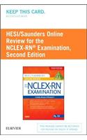 Hesi/Saunders Online Review for the NCLEX-RN Examination Access Code