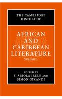 Cambridge History of African and Caribbean Literature 2 Volume Hardback Set