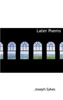 Later Poems