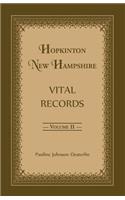 Hopkinton, New Hampshire, Vital Records, Volume 2