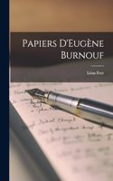 Papiers D'Eugène Burnouf