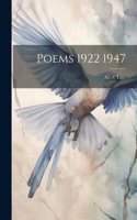 Poems 1922 1947