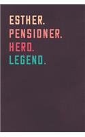 Esther. Pensioner. Hero. Legend.