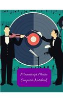 Manuscript Music Composer Notebook