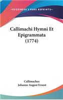 Callimachi Hymni Et Epigrammata (1774)