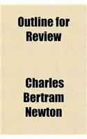 Outline for Review